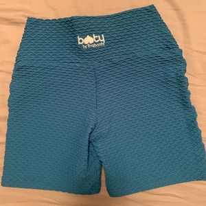 Booty by Brabants Turquoise Croco Shorts